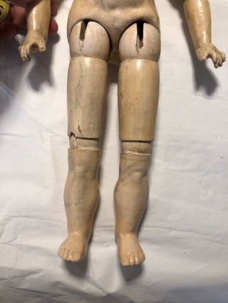 Captivating Antique German 16” Belton Child Doll Incised 10 w/Original Body 6