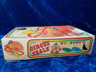 Playful Circus Seals Vintage Antique 1983 Dah Yang Toys 7