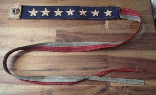 Vintage 40s Wwii Us Navy 7 Star Commissioning Pennant