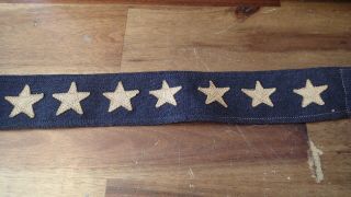 Vintage 40s WWII US Navy 7 Star Commissioning Pennant 3