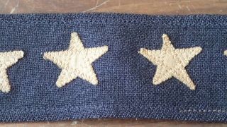 Vintage 40s WWII US Navy 7 Star Commissioning Pennant 7