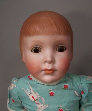 Wonderful 14 inch Grace Corey Rockwell Bisque Head Doll - - Pretty Peggy - 1920 ' s - ABG 2