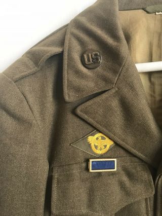 WWII WW2 Army Engineer Amphibian Uniform Ike Jacket ETO DUKW Normandy D - Day Navy 2
