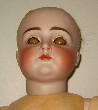 Very Early Kestner Closed Mouth Bisque Head Doll Sleep Eyes for French Market 9