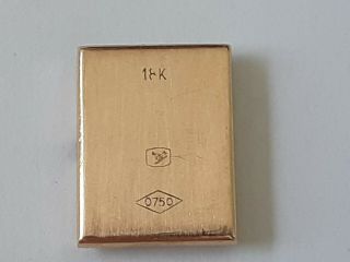 18k Gold Mid Century Vintage Stamped 750 Ladies Gold Watch 18k Gold Band 30 g 5