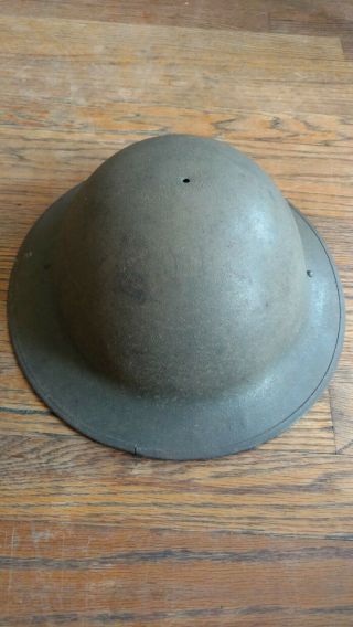 World War 1 Us Army Dough Boy Helmet Numbered Zc 230