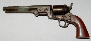 Antique Marx Miniature Cap Gun Stagecoach Revolver Civil War Pistol Famous Arms