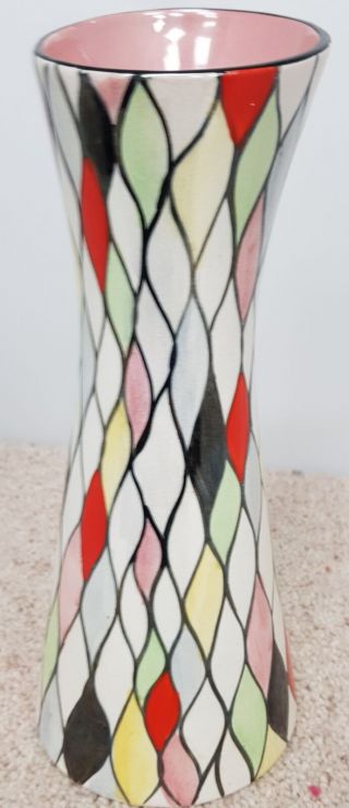 Maling Vase 6605 In Rose Circa 1955 - 1966 875