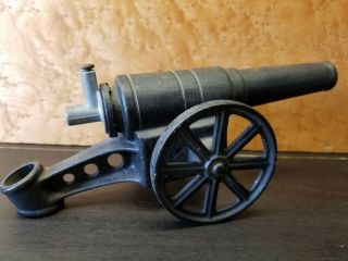 Vintage Toy Cannon “big Bang” Cast Iron