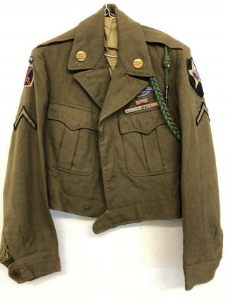 Ww2 10th Mountain & 2nd Division Uniform With Id