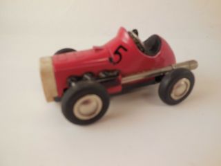 Vintage Western German Schuco Micro Racer Red No.  5 1041 No Key