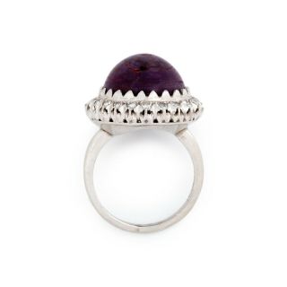 Antique Vintage Art Deco Platinum Diamond & Star Ruby HUGE Engagement Ring S 7.  5 8