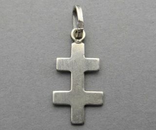 Wwi - 79th Infantry Division,  Sterling Pendant,  Medal.  " Cross Of Lorraine ".