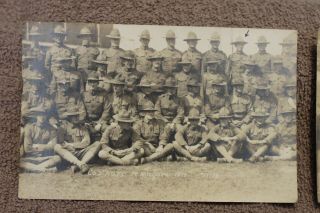 3 - WW1 U.  S.  Army Fort Niagara (York) Photo Postcards of ROTC Co.  3 2