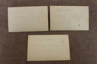 3 - WW1 U.  S.  Army Fort Niagara (York) Photo Postcards of ROTC Co.  3 5
