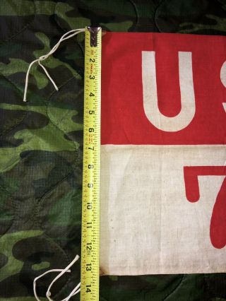 Rare Post WW2 US Army 7th Cavalry Guidon Japanese Occupation Made Flag WWll 7