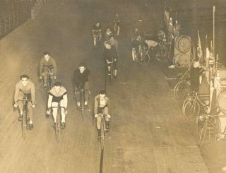 Rare Antique 6 Day track bike 1910.  1930 vintage racing bicycle wooden rims 11