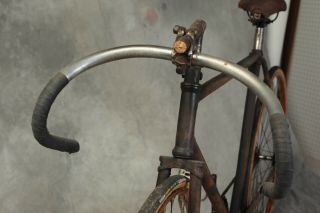 Rare Antique 6 Day track bike 1910.  1930 vintage racing bicycle wooden rims 8