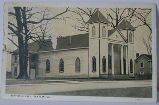 Pamplin,  Virginia W.  E.  Burgess Appomattox County Antique Postcard—scottsville