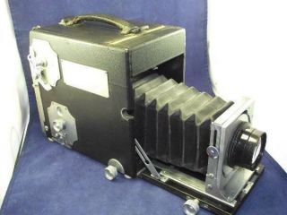 Antique Auto Graflex RB SLR Camera Folmer Schwing w/ B&L Tessar 5x7 Lens - 1909 2