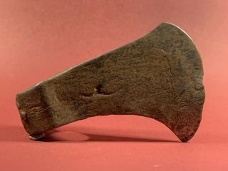 SCARCE ANCIENT VIKING NORSE IRON BEARDED AXE HEAD BATTLE RELIC CIRCA 900 - 1000AD 5