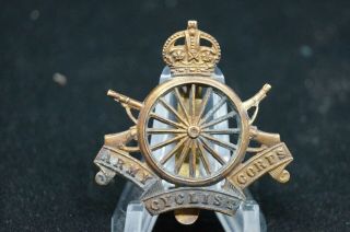 Ww1 British Bef Army Cyclists Corps Cap Badge