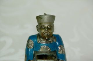 Vintage metal Oriental Figural Incense Burner 5