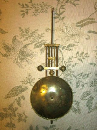 Antique Grid Iron R A Wall Clock Brass And Steel Wall Clock Pendulum 2