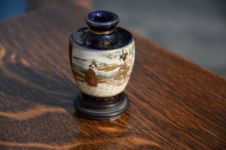 A Miniature Japanese Satsuma Vase
