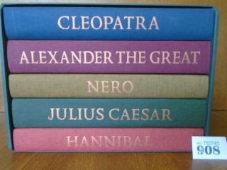 Rulers of the Ancient World / Caesar / Nero / Hannibal - Folio Society Books 5
