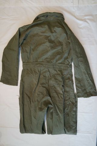 WW2 US Army 13 Star Button HBT Coveralls Size 38 R 2