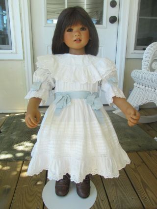 Annette Himstedt Setina.  Gorgeous Doll And The Antique Outfit Is From Paris