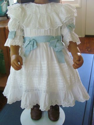 Annette Himstedt SETINA.  Gorgeous Doll and the antique outfit is from Paris 2