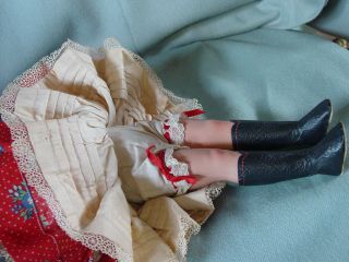 IDEAL VINTAGE COMPOSITION IDEAL GINGER SHIRLEY TEMPLE DOLL PAIR RARE COSTUME 4