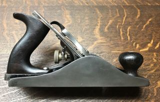 Ultra Rare Vintage Stanley Bailey 4 1/2 H Hand Plane Heavy Smoothing Antique 2