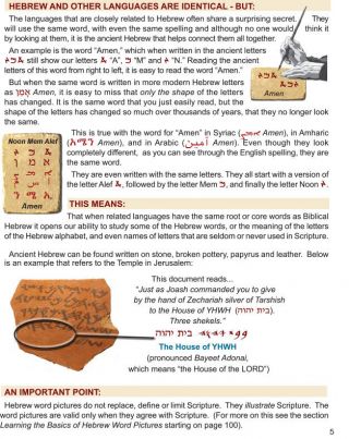 Hebrew Word Pictures - The Prophetic Power of Ancient Hebrew 8