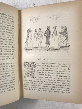 Pride And Prejudice Jane Austen Antique Gilt Decorated Cover & Spine Peacock 7