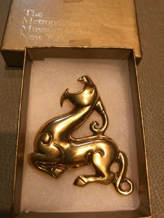 Ancient Unicorn 24 - K Gold - Plated The Metropolitan Museum Of Art