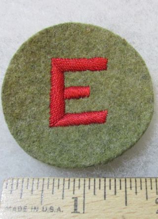 Post Ww1 Coast Artillery " Excellence In Target Practice Patch - Wool