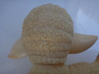 Vintage Sun Rubber Lamb Baby Sheep Squeaky Squeaker Toy 8