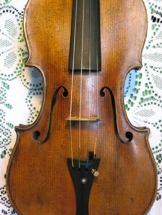 Stunning Old 19th Century Antique Guarnerius Labeled Violin 4/4 See Video