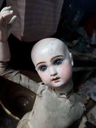 Antique Large Doll Bisque French Automaton Mechanical Fine Collectible Baby 3