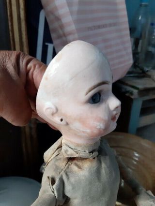 Antique Large Doll Bisque French Automaton Mechanical Fine Collectible Baby 5