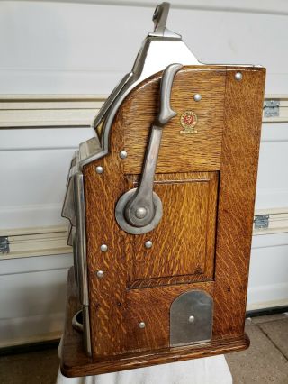 Antique Jennings Gold Award Slot Machine Vintage Penny One Cent 5