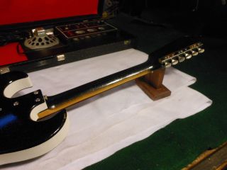 Vintage 1960 ' s Silvertone Model 1448 Electric Guitar w/ Amp in Case 10