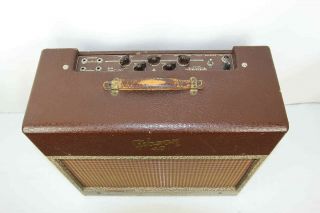 Vintage 1955 Gibson Ga40 Les Paul Amp Tremelo Footswitch Jensen Speaker