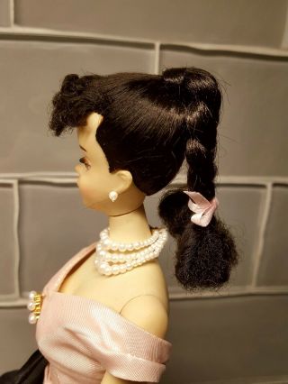 Vintage Barbie ponytail 3 brunette factory braid 4