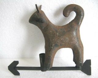 Vintage Iron Full Body Dog Weather Vane.  Weathervane