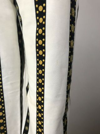 Rare Vtg Gianni Versace 1993 Belt Print Jeans Sz L 8