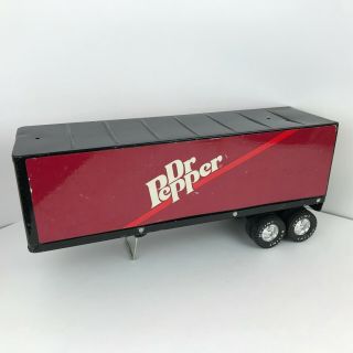 Vintage Metal Nylint Dr.  Pepper Tanker Collectible Semi Truck Trailer